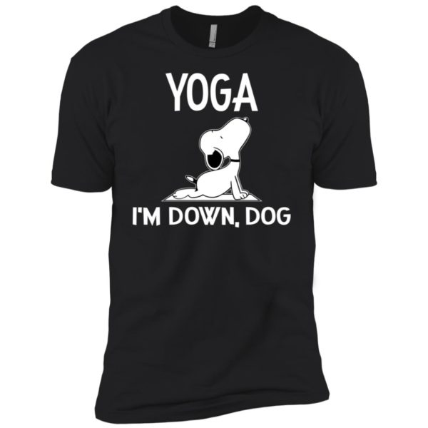 Snoopy Yoga, I'm Down Dog Shirt