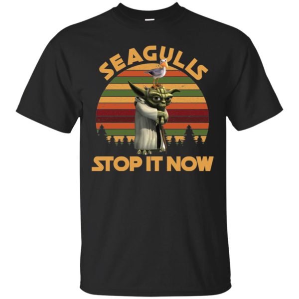 Yoda Seagulls Stop It Now Shirt