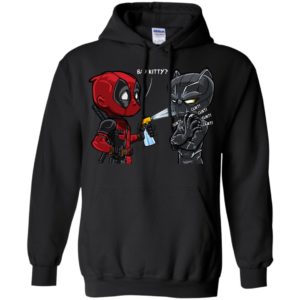 Bad Kitty Deadpool and Black Panther Shirt