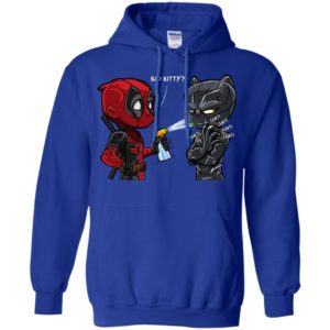 Bad Kitty Deadpool and Black Panther Shirt