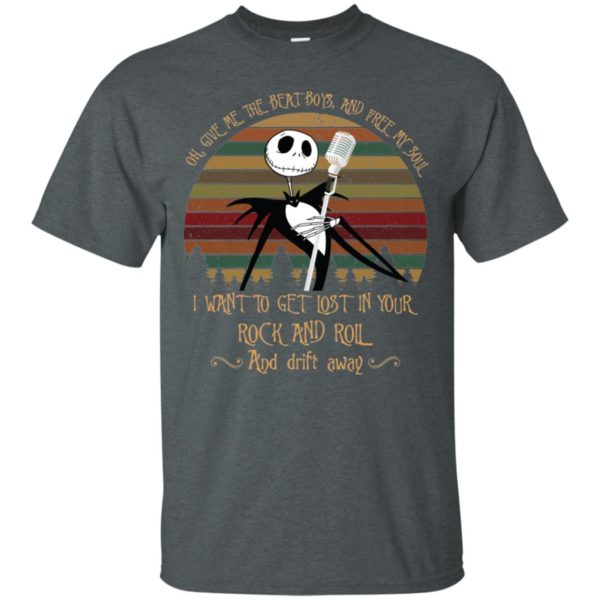 Oh Give Me The Beat Boys And Free My Soul Jack Skellington Vintage Shirt