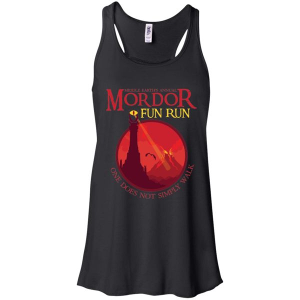 Middle Earth's Annual Mordor Fun Run One Does Not Simply Walk Shirt