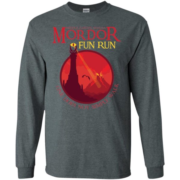 Middle Earth's Annual Mordor Fun Run One Does Not Simply Walk Shirt