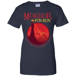 Middle Earth's Annual Mordor Fun Run One Does Not Simply Walk Shirt image Middle Earth's Annual Mordor Fun Run One Does Not Simply Walk Shirt