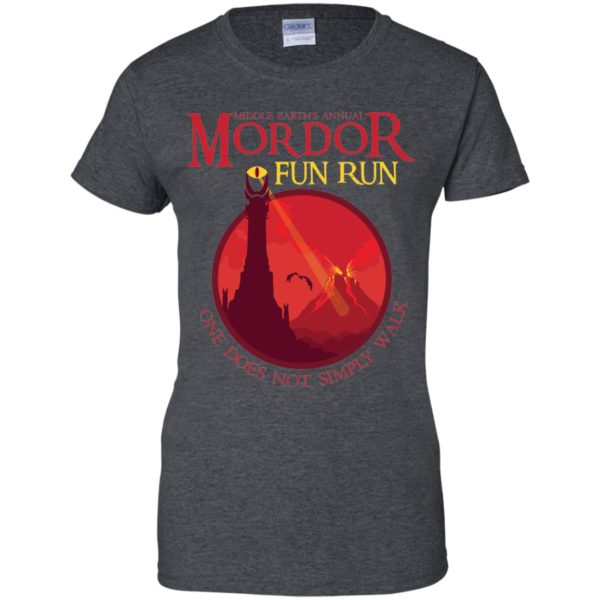 Middle Earth's Annual Mordor Fun Run One Does Not Simply Walk Shirt