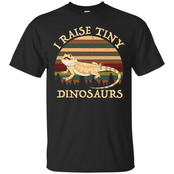 Vintage I Raise Tiny Dinosaurs Bearded Dragon Shirt