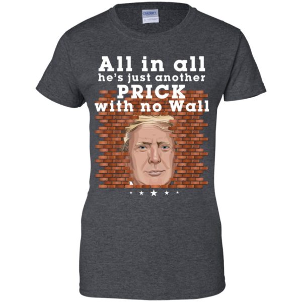 All In All He's Just Another Prick With No Wall Trump Shirt