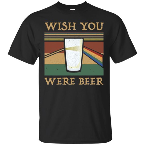 Wish You Were Beer Vintage Rainbow Shirt