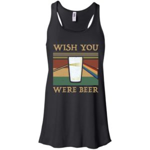 Wish You Were Beer Vintage Rainbow Shirt