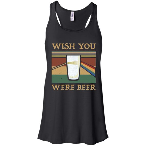 Wish You Were Beer Vintage Rainbow Shirt