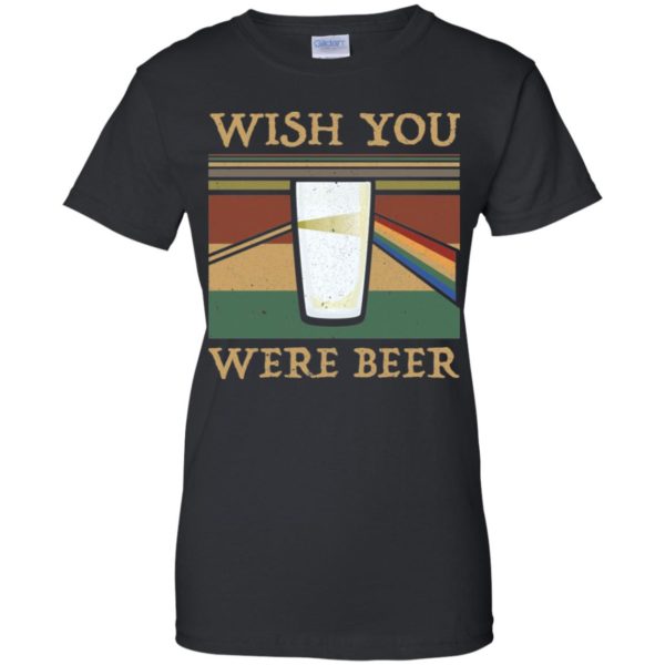 Wish You Were Beer Vintage Rainbow Shirt