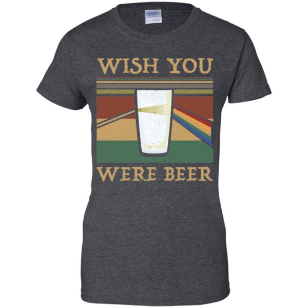 Wish You Were Beer Vintage Rainbow Shirt