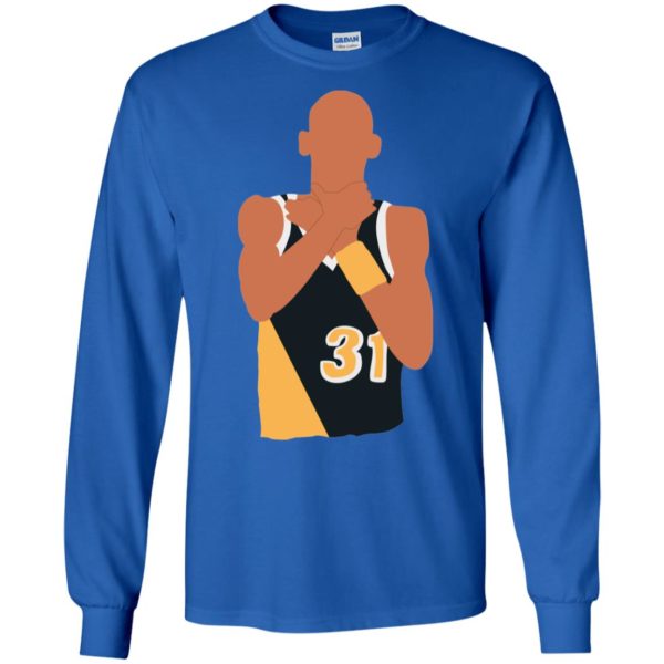 Reggie Miller Choke Sign Shirt