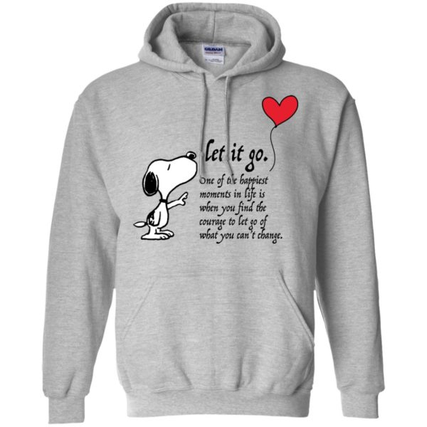 Let It Go One Of The Happiest Moments In Life Snoopy Shirt