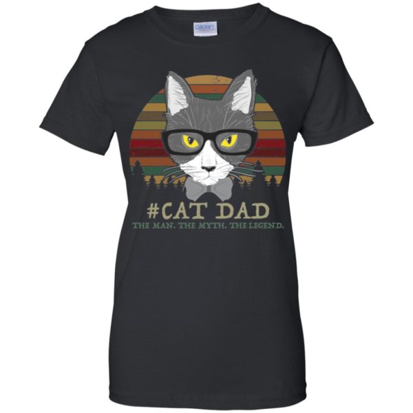 Cat Dad The Man The Myth The Legend Shirt