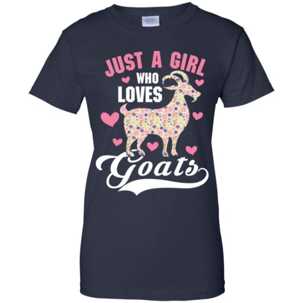 Just A Girl Who Loves Goats Shirt