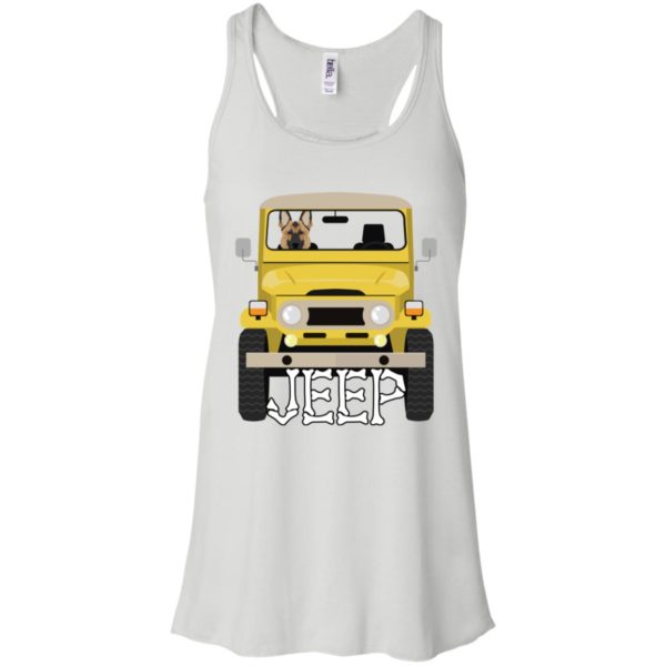 German Shepherd Dog Riding on Jeep Shirt