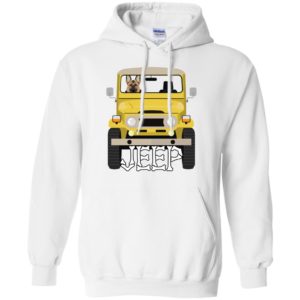 German Shepherd Dog Riding on Jeep Shirt