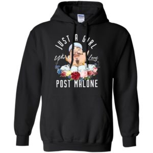 Just A Girl Who Loves Post Malone Shirt image Just A Girl Who Loves Post Malone Shirt