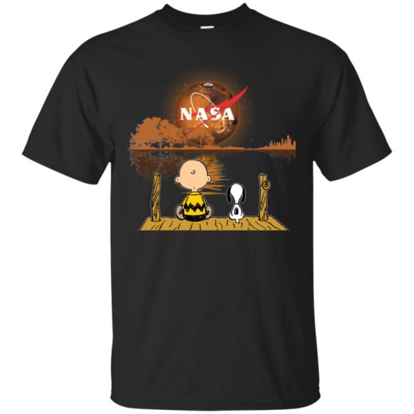 Charlie Brown, Snoopy and NASA Mars Shirt