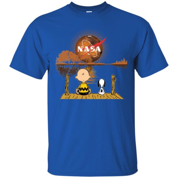 Charlie Brown, Snoopy and NASA Mars Shirt