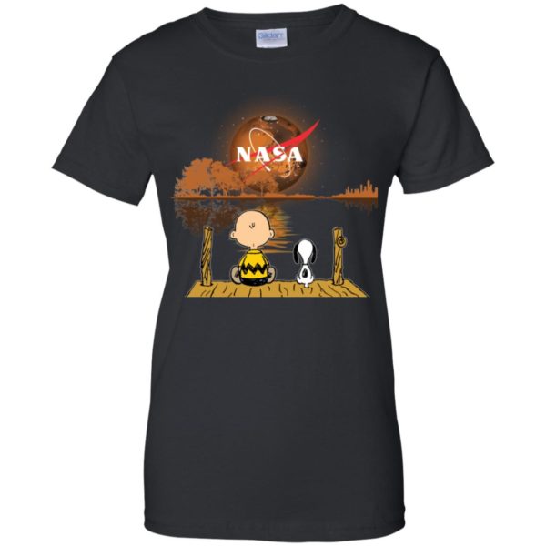 Charlie Brown, Snoopy and NASA Mars Shirt