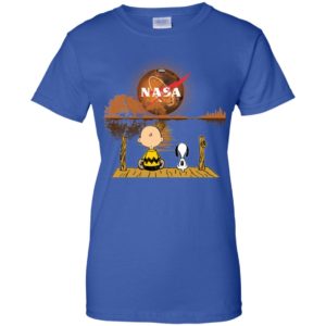 Charlie Brown, Snoopy and NASA Mars Shirt image Charlie Brown, Snoopy and NASA Mars Shirt