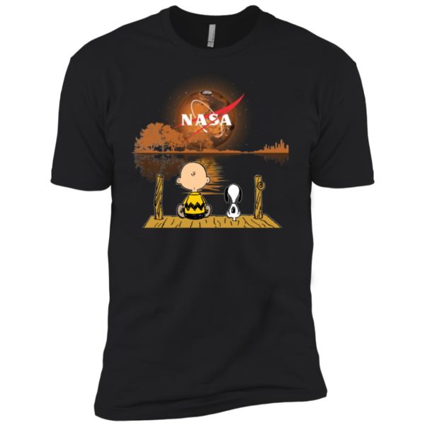 Charlie Brown, Snoopy and NASA Mars Shirt