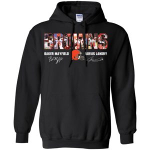 Cleveland Browns Baker Mayfield and Jarvis Landry Shirt image Cleveland Browns Baker Mayfield and Jarvis Landry Shirt