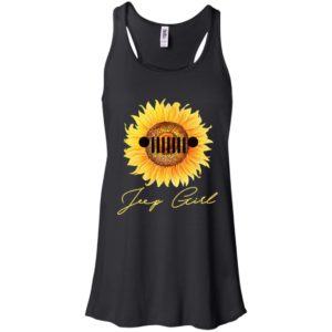 Jeep Girl Sunflower Lover Hippie Vintage Gift Racer Shirt image Jeep Girl Sunflower Lover Hippie Vintage Gift Racer Shirt
