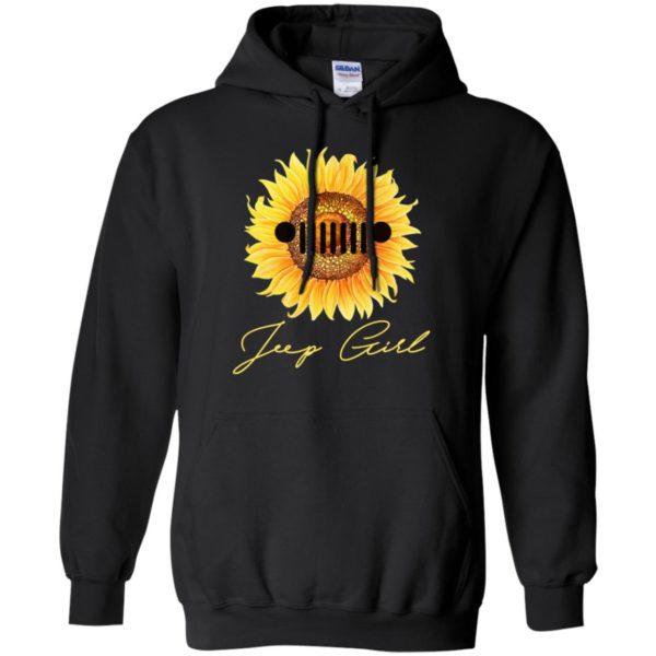 Jeep Girl Sunflower Lover Hippie Vintage Gift Racer Shirt