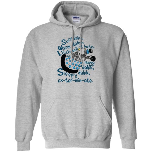 Soft dalek warm dalek little ball of hate happy dalek shirt