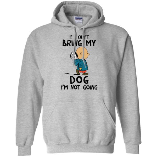 Snoopy and Charlie Brown If I Can't Bring My Dog I'm Not Going Shirt