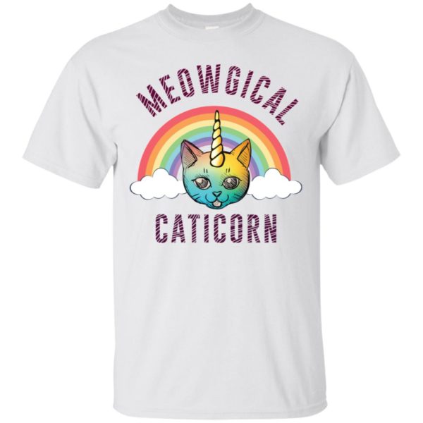 Meowgical Caticorn Rainbow Cat Unicorn Kittycorn Shirt