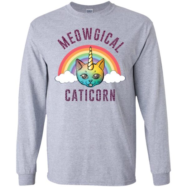 Meowgical Caticorn Rainbow Cat Unicorn Kittycorn Shirt