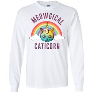Meowgical Caticorn Rainbow Cat Unicorn Kittycorn Shirt