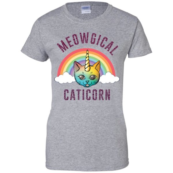 Meowgical Caticorn Rainbow Cat Unicorn Kittycorn Shirt