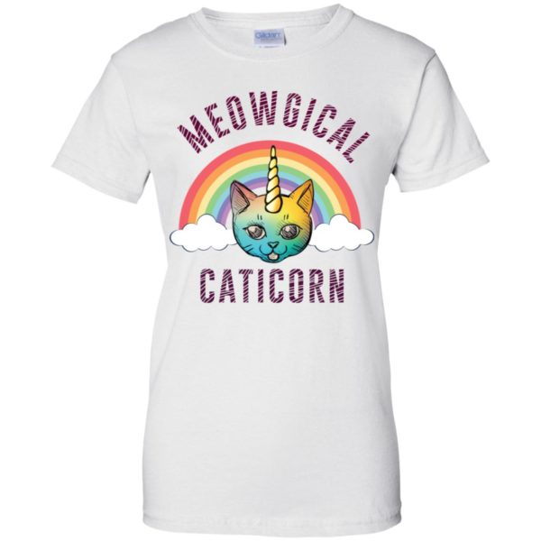 Meowgical Caticorn Rainbow Cat Unicorn Kittycorn Shirt