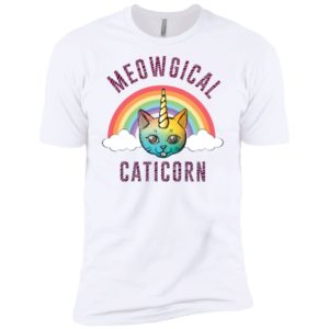 Meowgical Caticorn Rainbow Cat Unicorn Kittycorn Shirt