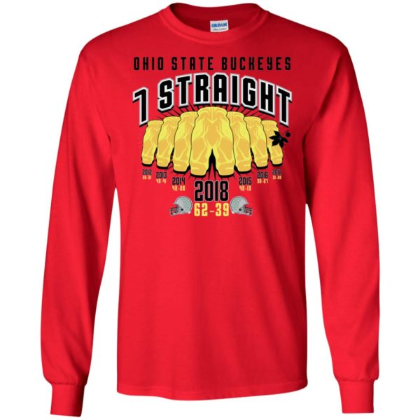 Ohio State Buckeyes 7 Straight Gold Pants 2018 Shirt