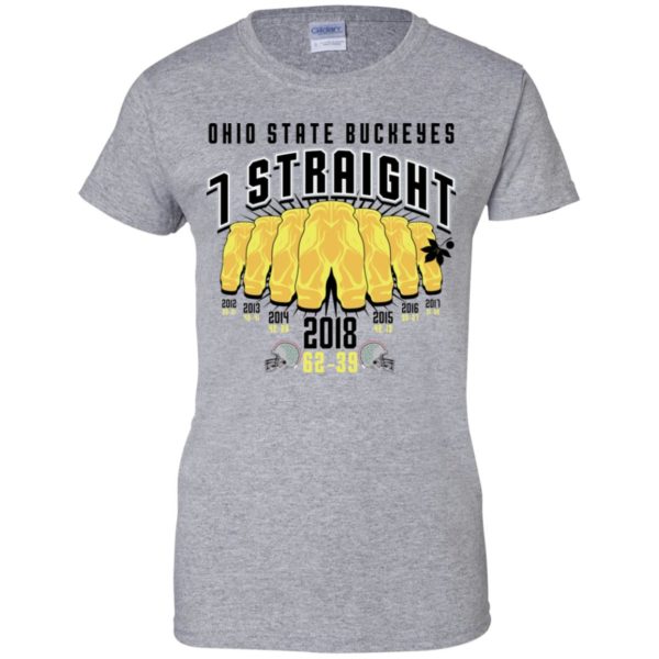 Ohio State Buckeyes 7 Straight Gold Pants 2018 Shirt