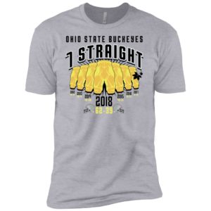 Ohio State Buckeyes 7 Straight Gold Pants 2018 Shirt image Ohio State Buckeyes 7 Straight Gold Pants 2018 Shirt