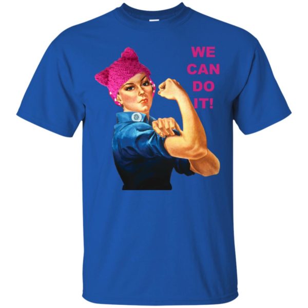 Pussy Cat Hat We Can Do It Feminist Protest Shirt