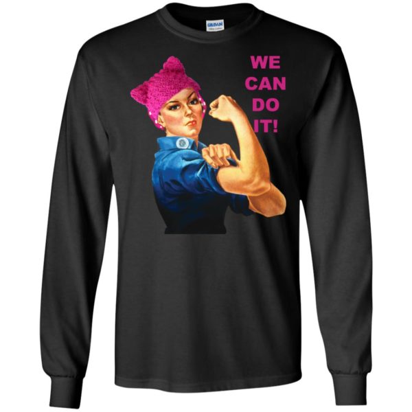 Pussy Cat Hat We Can Do It Feminist Protest Shirt