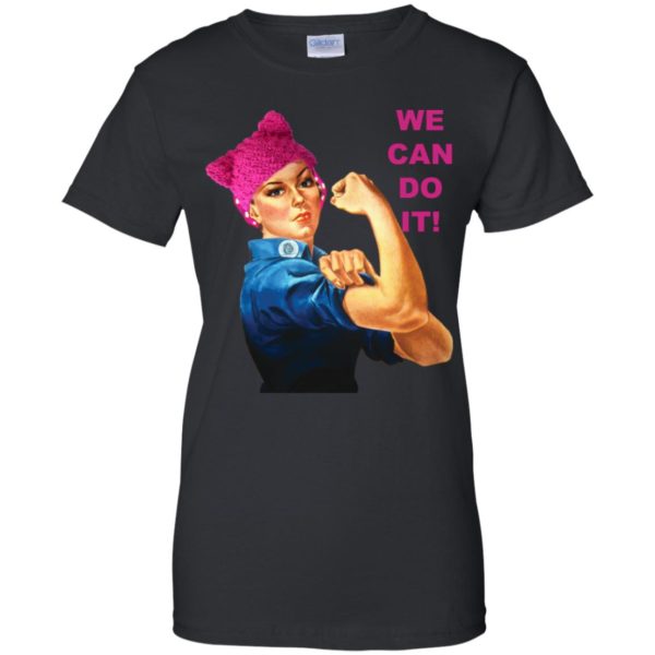 Pussy Cat Hat We Can Do It Feminist Protest Shirt