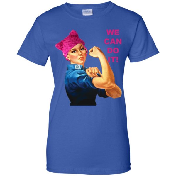 Pussy Cat Hat We Can Do It Feminist Protest Shirt