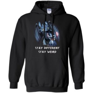 Stitch and Toothless Stay Different Stay Weird Shirt