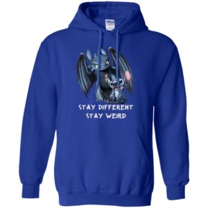 Stitch and Toothless Stay Different Stay Weird Shirt