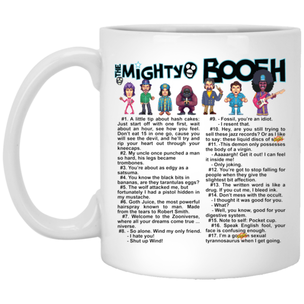 The Mighty Boosh Quote White Mug