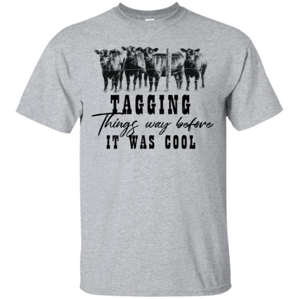 Tagging Things Way Before It Was Cool Black Angus Shirt